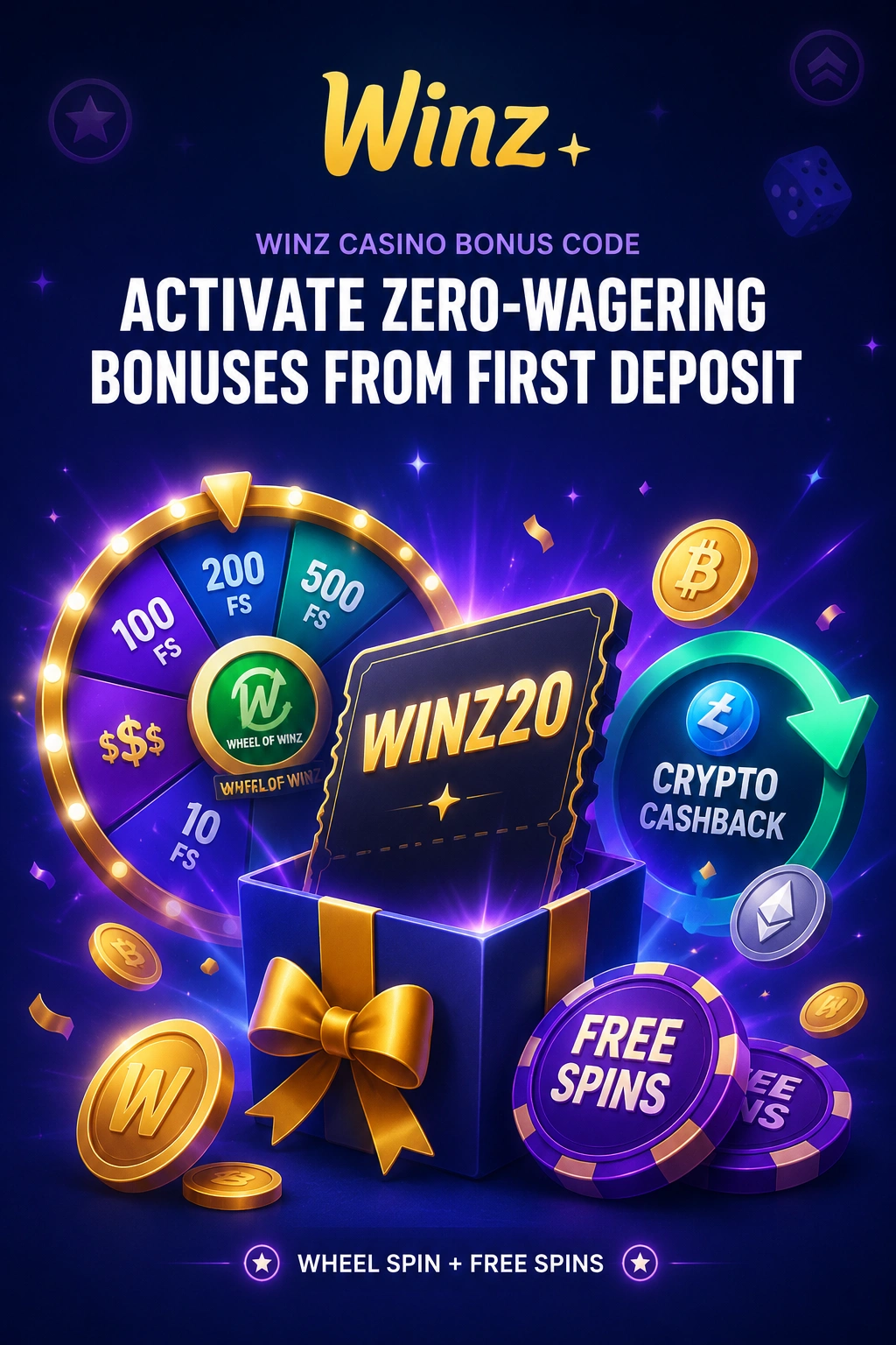 Promotional bonus code banner